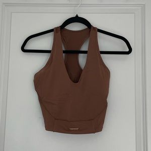 Whitney Crop Tank -Dandelion Brown- Size Small